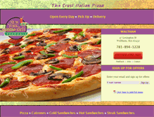 Tablet Screenshot of newyorkdelipizzeria.com